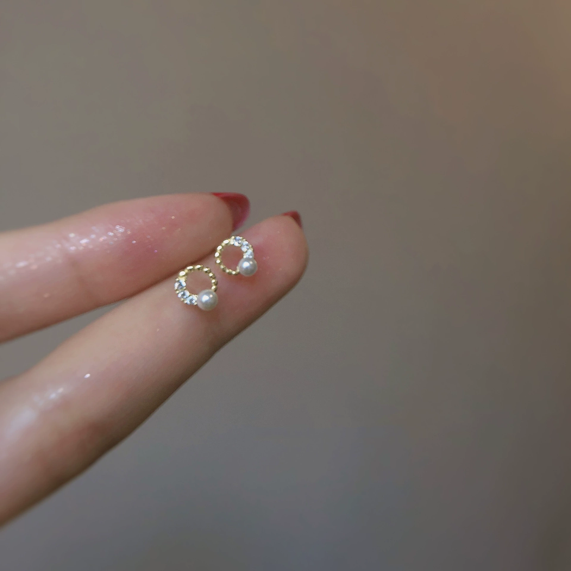 Серебряная игла в виде цветка, маленькие элегантные серьги для офиса, образец серебро 925, японская версия, простой и элегантный дизайн