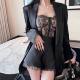 Spring 2025 New Tricolor Elegant Fashion High Sense Suit Gloss Draping High Sense Socialite Coat for Women