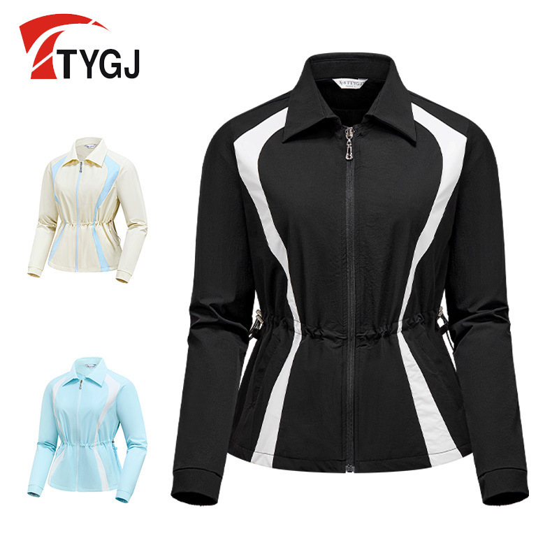 Ty Golf Women's Spring and Autumn New Windproof Tops Sports Outdoor Waist Tops Women's Casual Top