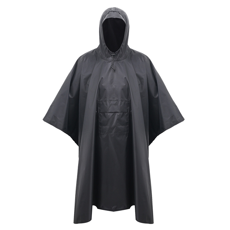 Capa impermeable multifunción tres en uno - Poncho ligero y duradero para exteriores, toldo/alfombra de suelo, para caminatas/senderismo