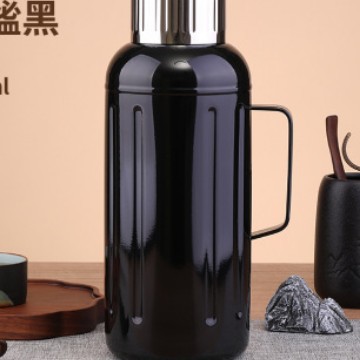 Nuevo acero inoxidable simple taza de aislamiento de alta capacidad portátil al aire libre casera de regalo tetera de vacío gruesa tetera de aislamiento térmico