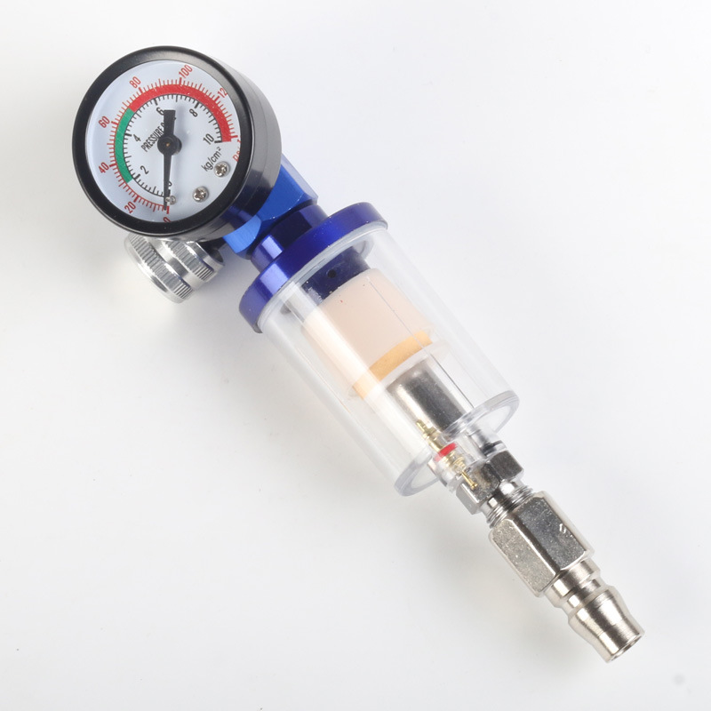 气动喷漆枪小型水格油水分离器空气/快卡过滤器/油漆喷枪枪尾格