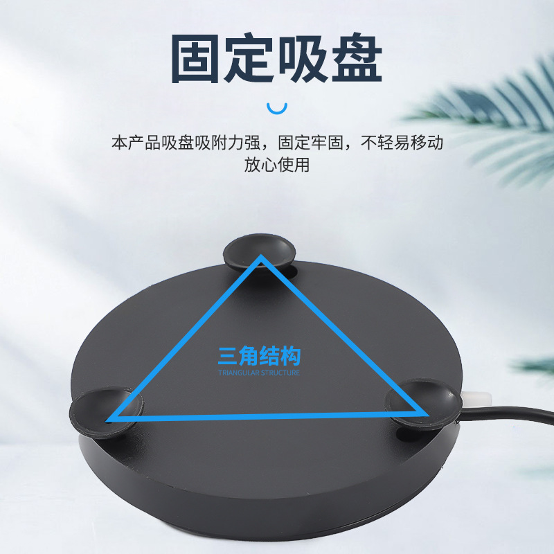 Tanque de peces decoración del paisaje luz del Acuario de siete colores luz LED LUZ DE BUCEO tanque de peces luz de la placa de gas luz de la burbuja redonda