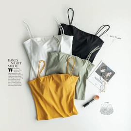 吊带背心;女士家居服;内穿t恤