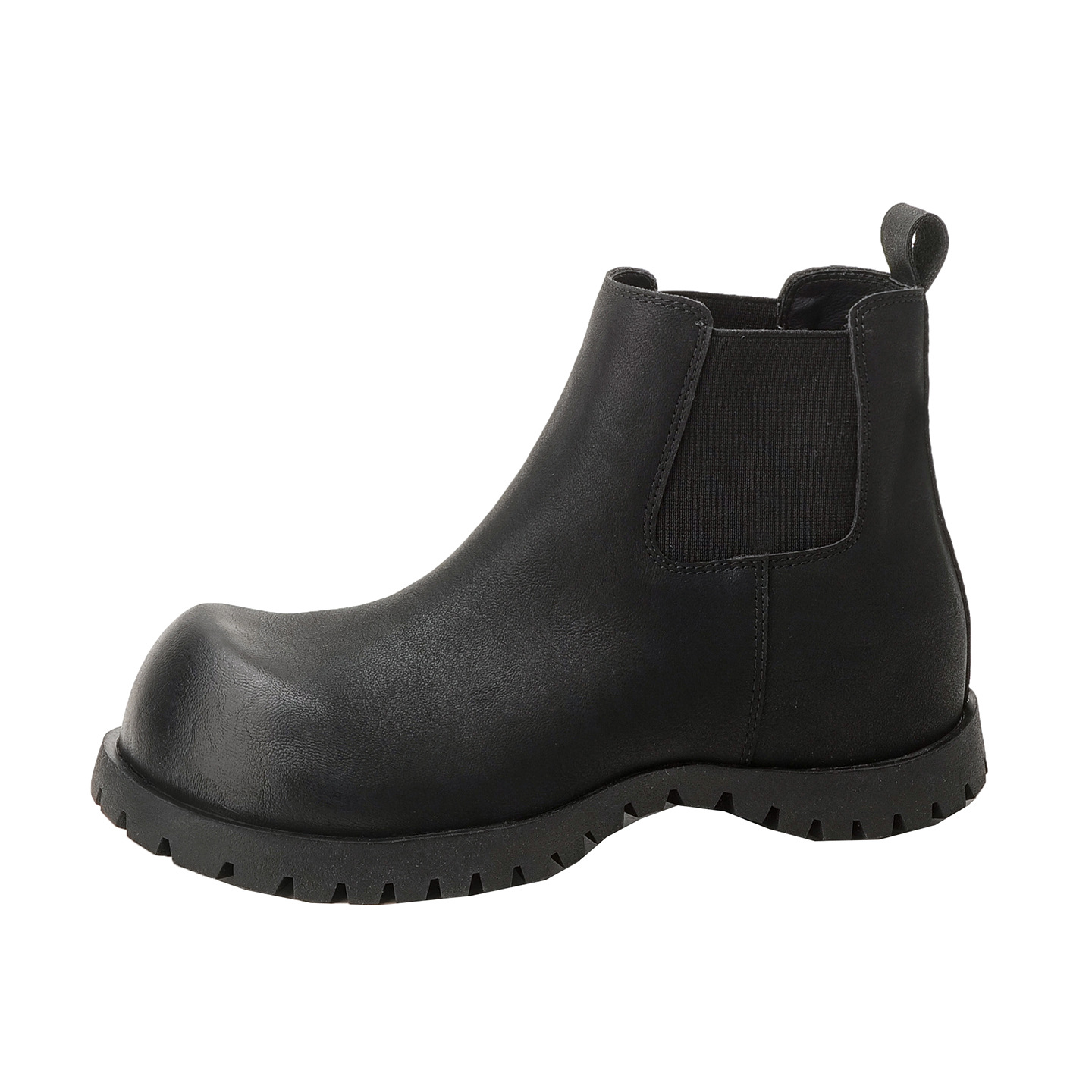 Retro matte enkelboots met blokhak britse stijl voor dames_voghion.com