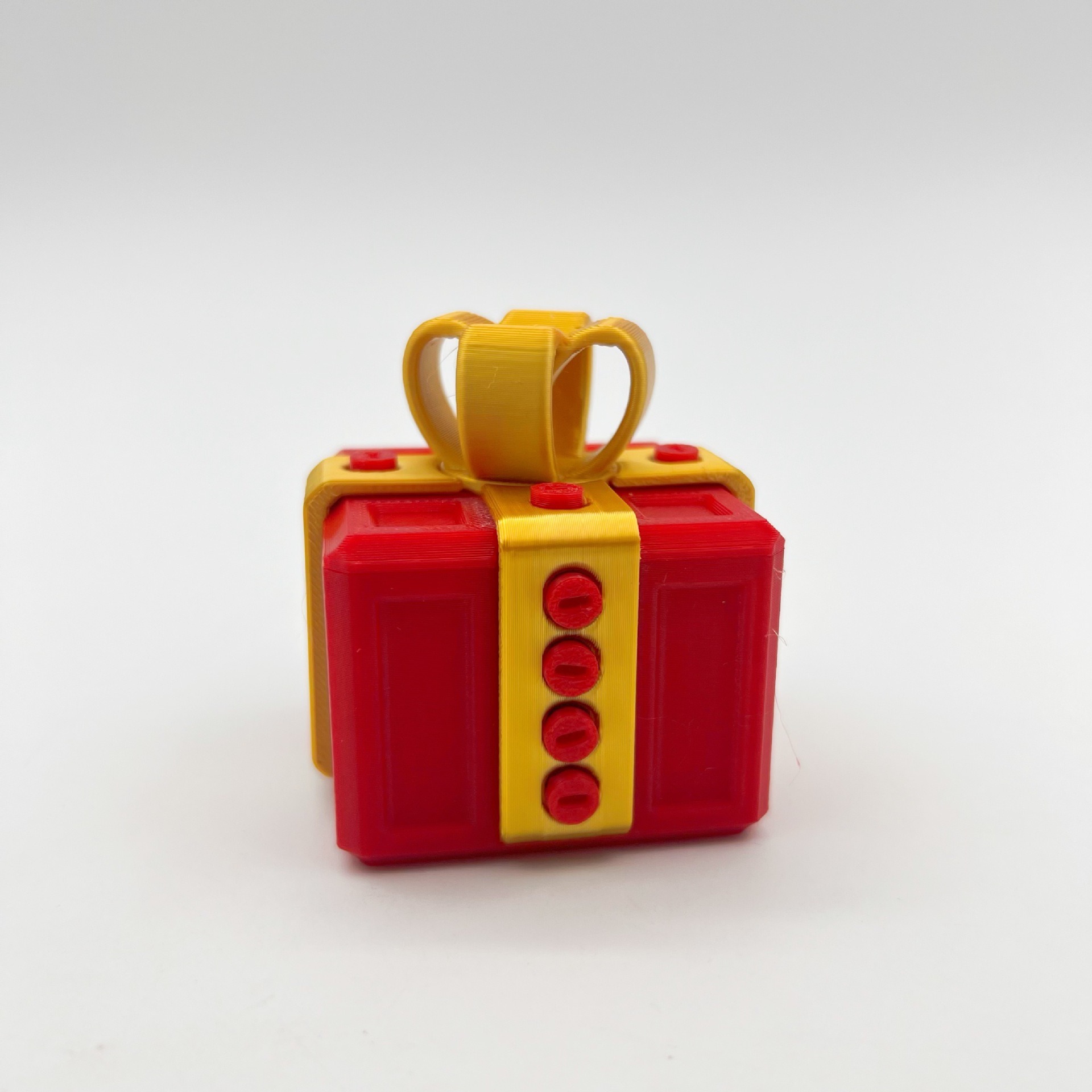 서프라이즈 박스 [레드+골드+레드]