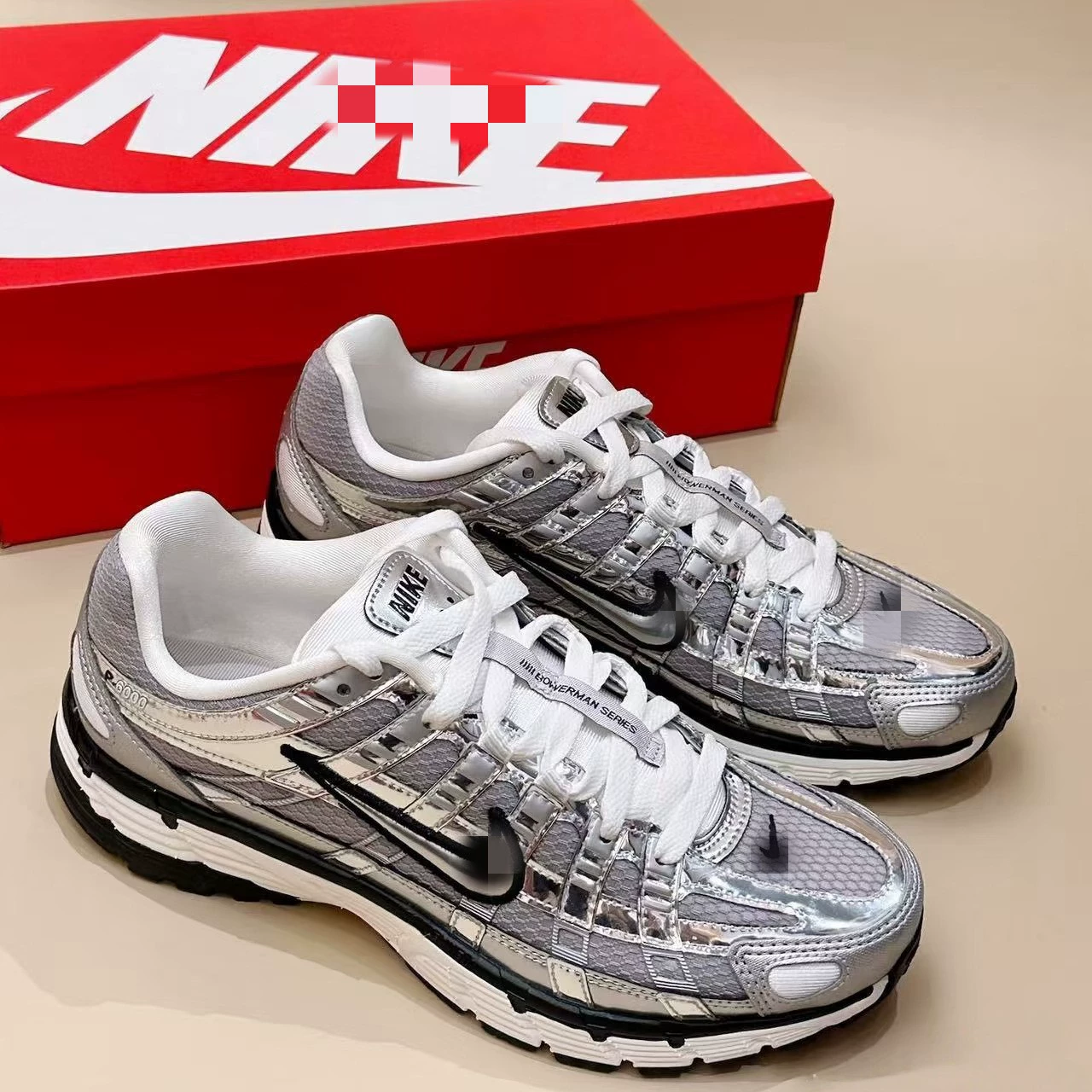 Putian Shock-Absorbing Lightweight P6000 Mesh Breathable Cross-Border Sports Shoes Men's and Women's Pure Original Running Shoes