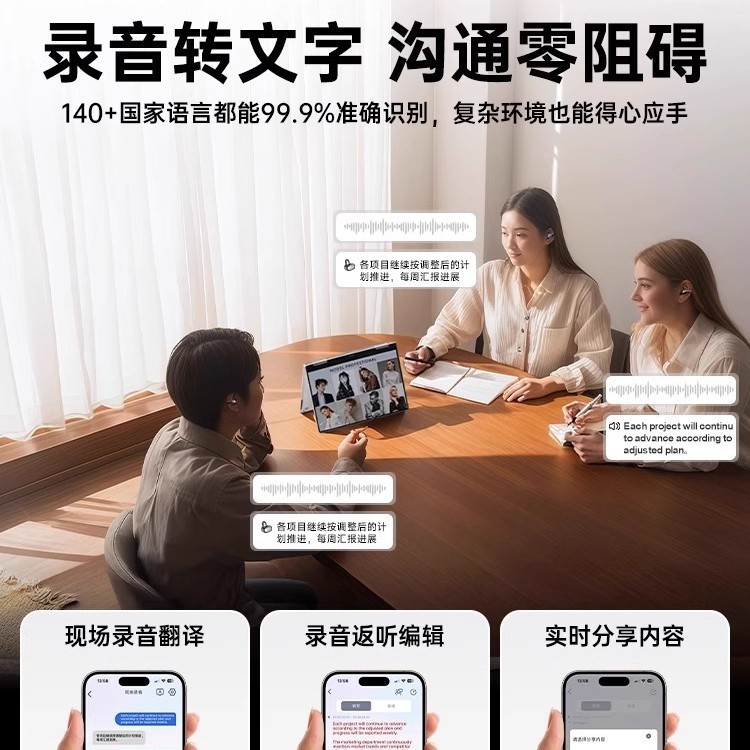 i2 イヤークリップ Bluetooth ヘッドセット、非インイヤー ワイヤレス スポーツ ヘッドセット、快適で長いバッテリー寿命、Apple および Android に適しています|undefined