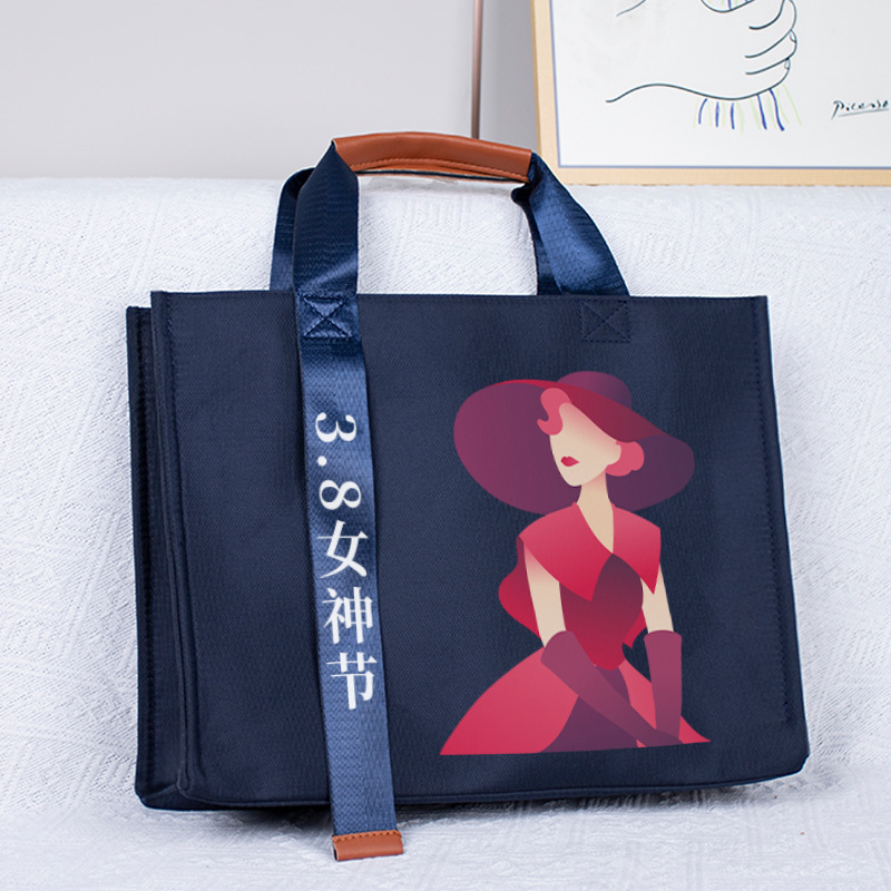 森馬ナイロンキャンバスバッグカスタムロゴ手提げキャンバスバッグトートバッグナイロン防水カバンワンショルダー学校ギフト|undefined