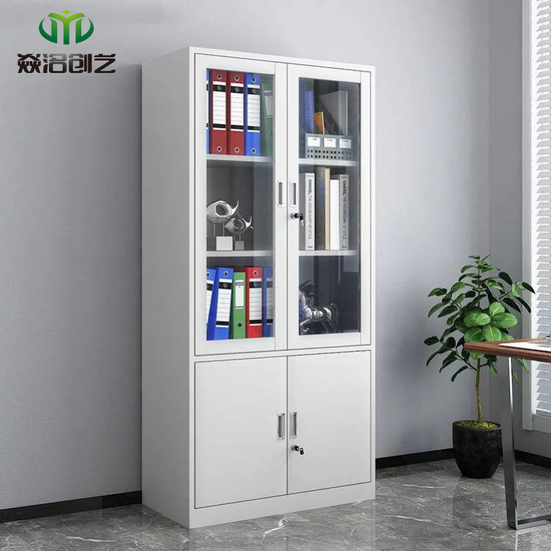Thickened Iron File Cabinet with Lock Office Storage File File…