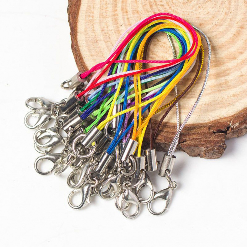 DIYチェーンアクセサリーのストラップの金属リングの携帯電話のチェーンのロブスターバックルの携帯電話のロープの鍵u盤のストラップの卸売り