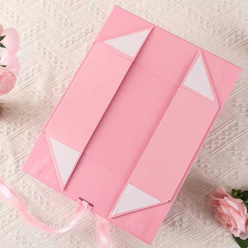 Caja de Regalo con Lazo, Plegable, con Cinta Decorativa, Tipo Sobre, Venta al Por Mayor