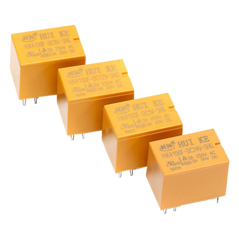 Реле HK4100F-DC12V-SHG сигнала Huke HK4100F-5VDC-SH G-типа преобразования 3A6 ножки