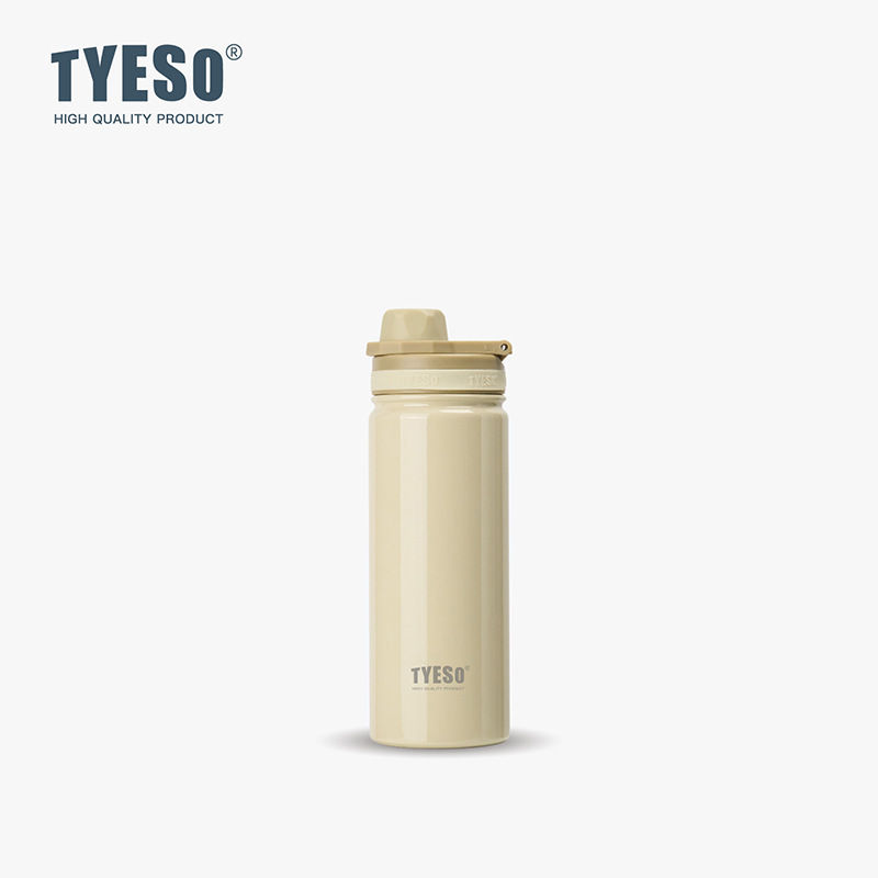 Taisuo 学生スポーツボトル TYESO ポータブルハンドルステンレス鋼ウォーターカップ INS 真空北欧スタイル二重層断熱カップ|undefined