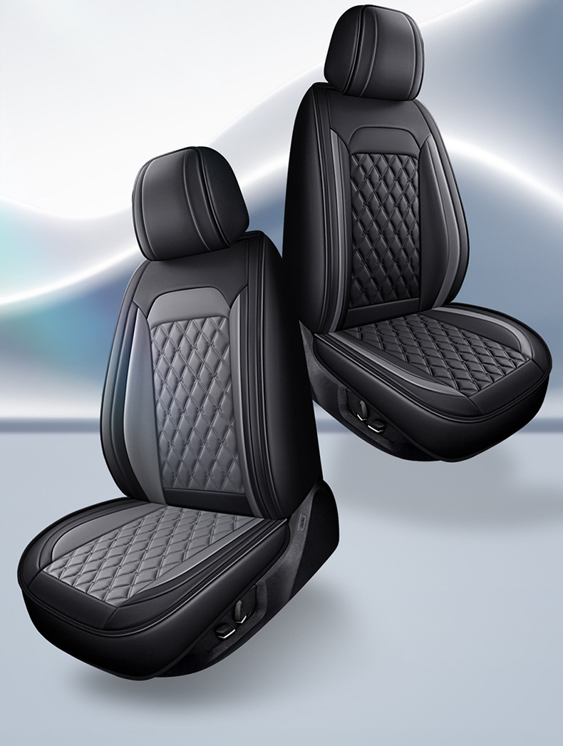 24 years of cross-border leather Amazon foreign trade full leather diamond car cushion four-season cushion five-seat all-inclusive seat cover cushion