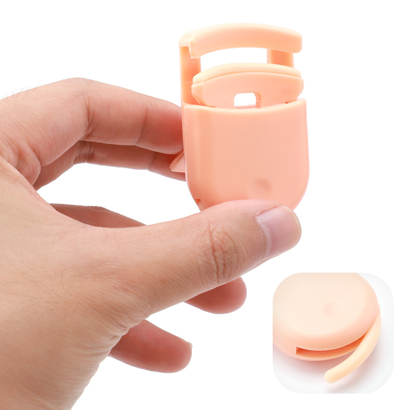 Mini Rizapestañas Portátil de Plástico, Sin Pellizcar, Clip de Pestañas de Gran Ángulo