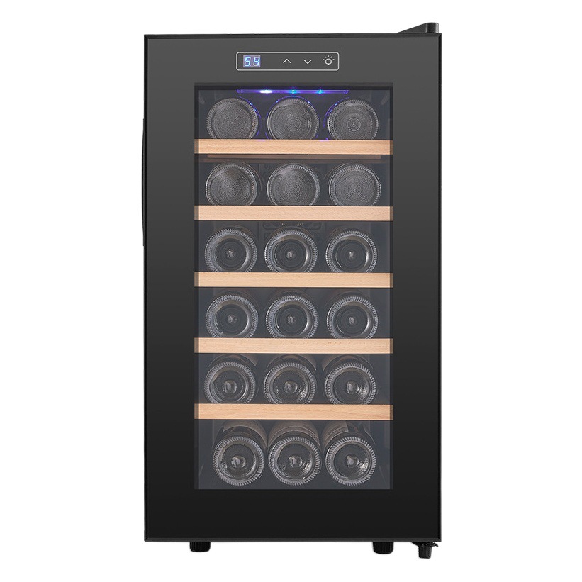 Jc-46Aw Small Red Wine Refrigeration Constant Temperature Wine Cabinet Living Room Bedroom Modern Home 18-Pack Red Wine Cabinet