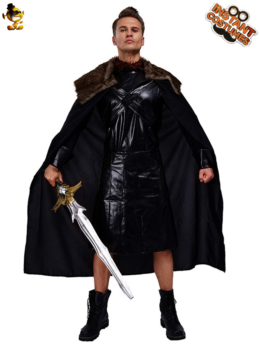 Halloween adulto medieval europeo Caballero romano Samurai partido traje etapa rendimiento Cosplay