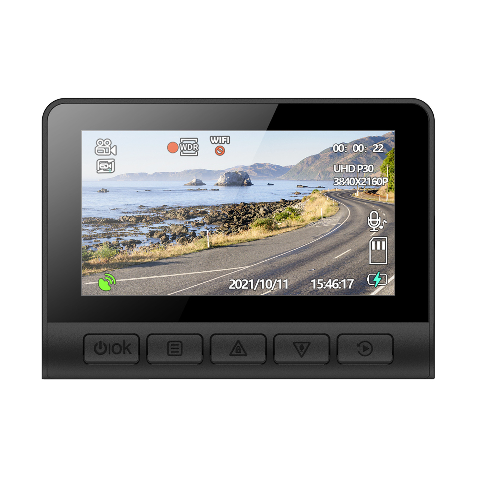 V55 Dashcam 4K Dachcam Wifi Mobile Phone Interconnection Cross-Border High-Definition Dashcam