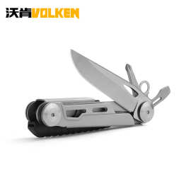 不锈钢迷你小刀便携口袋刀具户外求生工具打火石多功能折叠刀新品