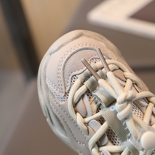 Spring and Autumn New Children's Sports Shoes Boys' Breathable Mesh Shoes Korean Version Girls' Dad's Shoes Kindergarten Running Shoes Wholesale