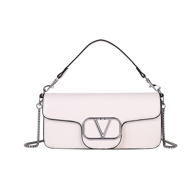 Bolso de mujer comercio exterior nuevo nicho de moda coreana bolso de mano de mano de lujo de alta calidad exquisita cadena de horno inclinado