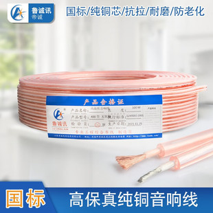 [Lucheng News] Pure Copper Audio Cable Audio Cable Surround High-Quality Speaker Cable Professional Audiophile Audio Connection