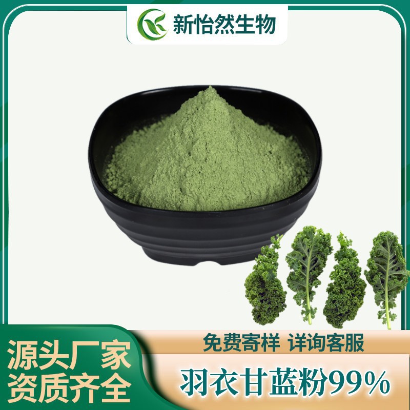 羽衣甘蓝粉99% 羽衣甘蓝提取物水溶膳食纤维固体饮料原料现货现发