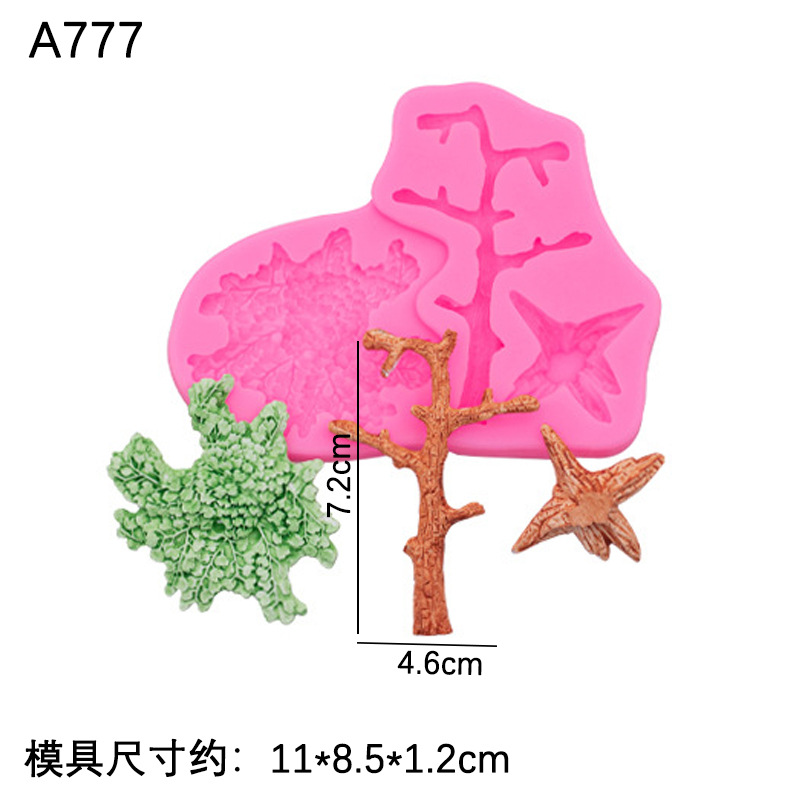 Pino ardilla fondant molde de silicona hornear fondant chocolate ritmo seco pastel Decoración Accesorios en stock al por mayor