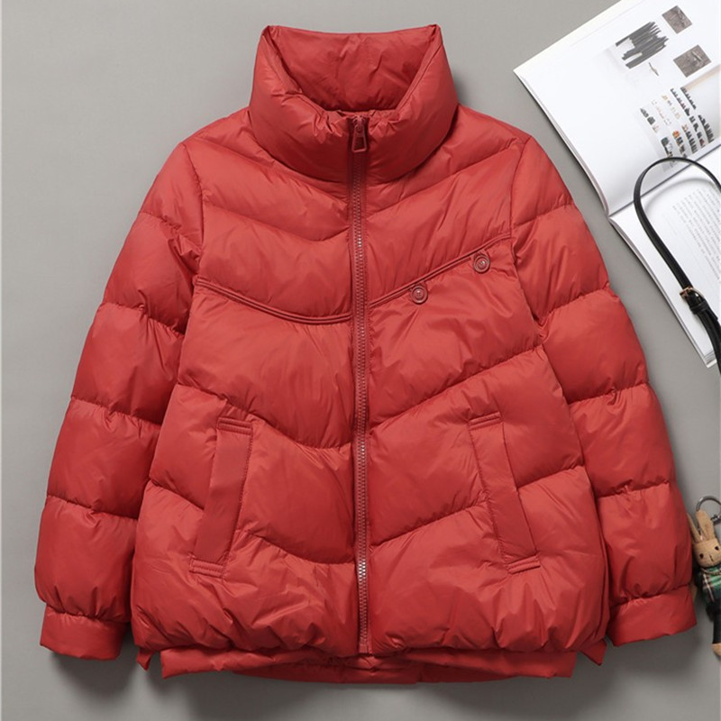 Women's Clothing Lightweight short winter coats jacket for women new winter coats stylish fashion women's clothing small stand collar winter coat_voghion.com