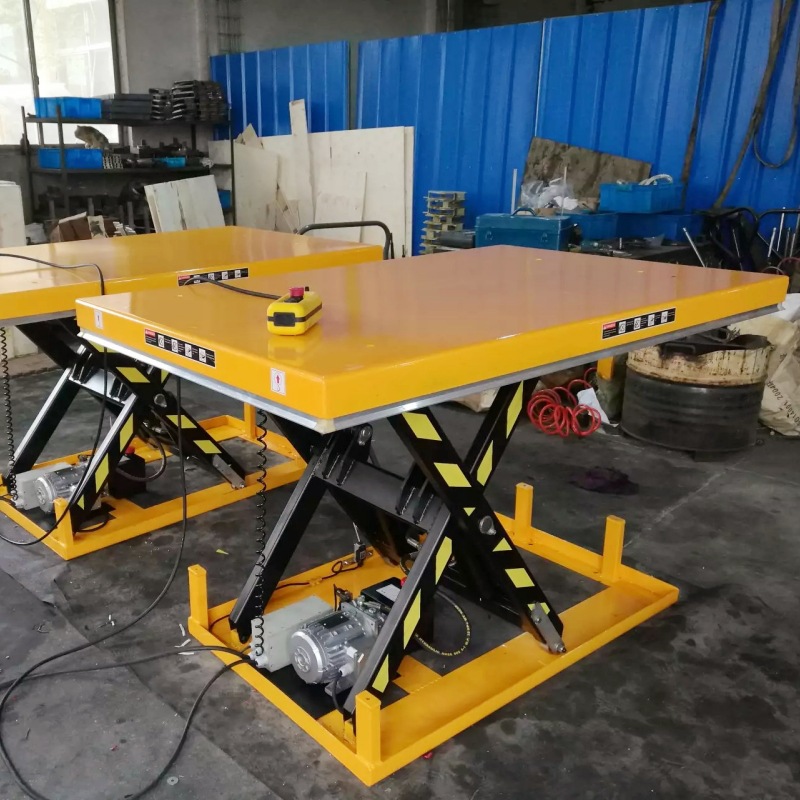 Plataforma de elevación de inducción línea de montaje Máquina fija de carga y descarga de elevación de tijera eléctrica plataforma de elevación hidráulica