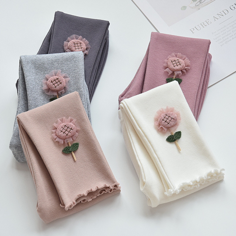 Polainas de las niñas primavera y otoño desgaste exterior fino nuevo estilo occidental polainas de los niños medianos y grandes