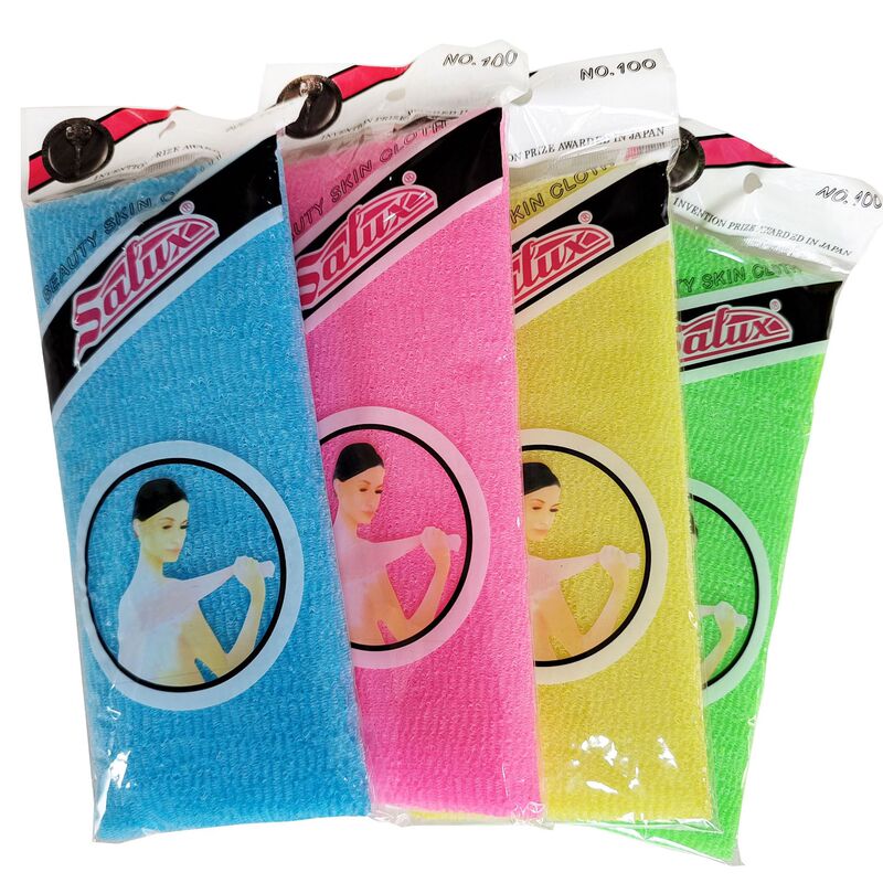 Export Japanese Salux bath towel non-absorbent frosted back towel bath mud foaming towel foreign trade quality Export Japanese Salux bath towel non-absorbent frosted back towel bath mud foaming towel foreign trade quality
