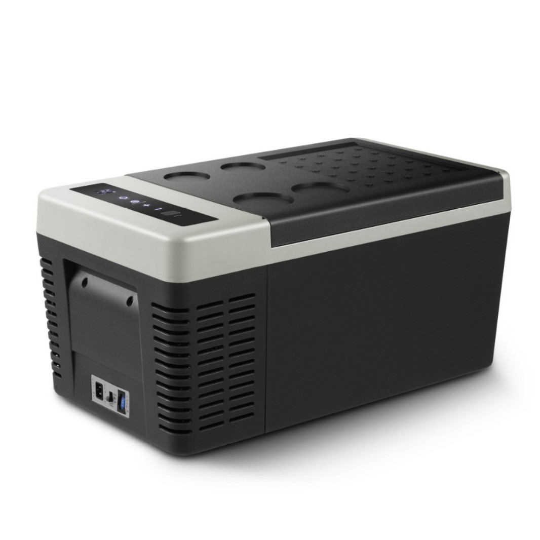 Factory In-Stock 18L Compressor Car Refrigerator for Car and Home Outdoor Use, Cooling and Freezing, 12V/24V Portable Small Ice Cooler