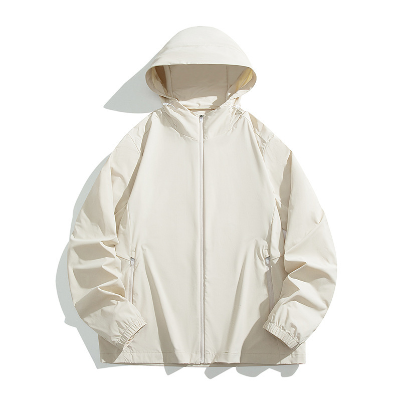 Nueva ropa de protección solar ligera de nailon, hombres y mujeres, parejas, chaqueta de punto, senderismo, escalada en roca, ropa de piel de sombra