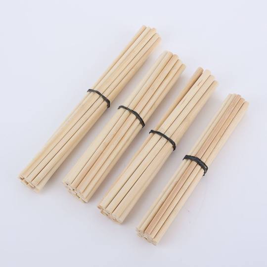 Bamboo stick round stick bamboo stick 3/4/5mm bamboo handicraft accessories small round stick two flat flagpole bamboo stick wholesale
