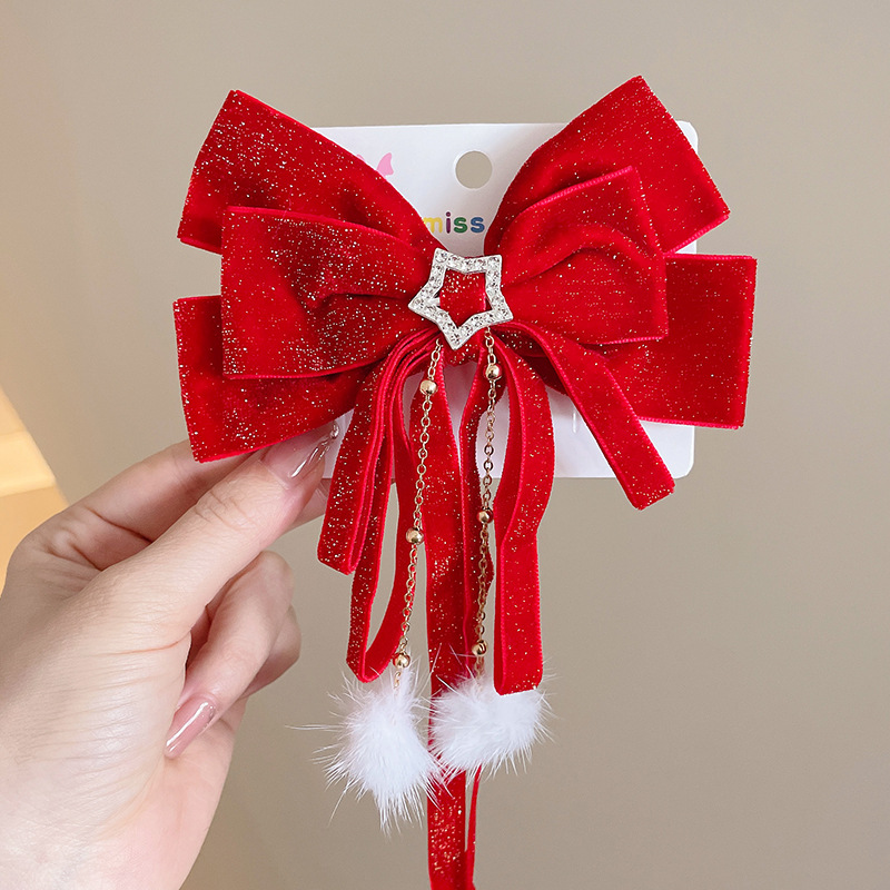 Horquillas Chinas Tradicionales para Niños, Materiales Mixtos, Decorativo, Con Borlas, para Hanfu y Año Nuevo