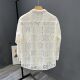 2025 Men's Summer New Long-sleeved Coat High-grade Hollow-out Design Trendy Top Thin Cool Breathable Shirt