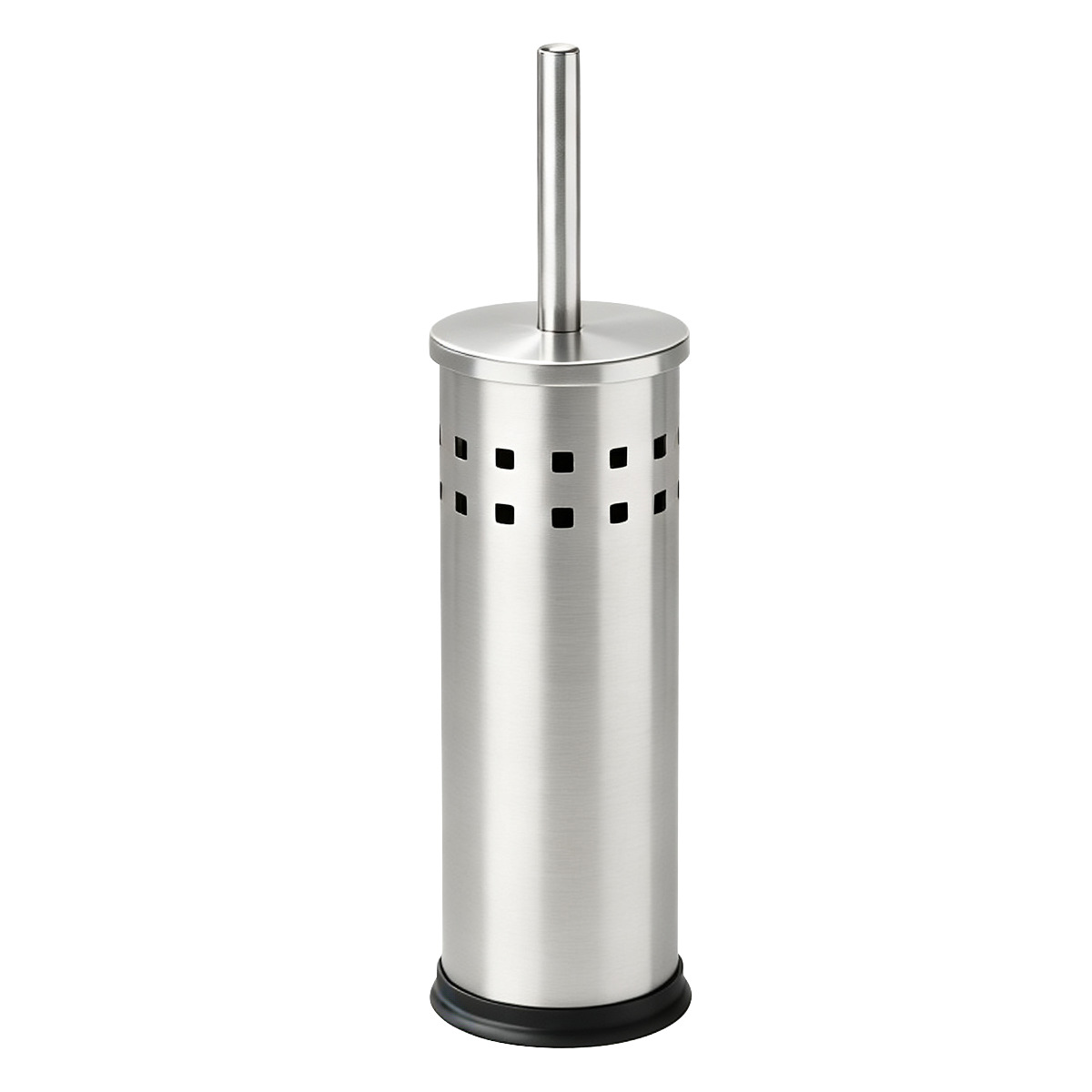 Juego de cepillos de inodoro de agujero cuadrado de acero inoxidable, cepillo de limpieza de inodoro para uso doméstico, cepillo de inodoro de mango largo, cabezal de cepillo doble image 5