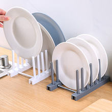 盘碟收纳架厨房置物架碗架沥水架可拆卸家用橱柜内筷盒放碗碟架子