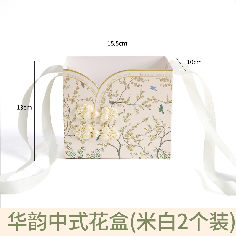 Día DE LA MUJER caliente primavera solo ramo flores caja regalo portátil simple creativo nueva tienda floral