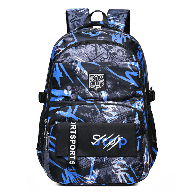 Mochila de impresión de camuflaje de comercio exterior transfronterizo mochila de ocio de gran capacidad mochila de computadora mochila de estudiantes de secundaria y secundaria