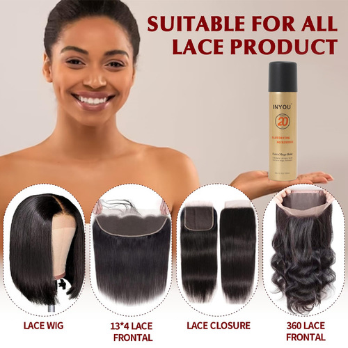 Lace glue spray wig glue spray easy drying lace glue transparent spray wholesale