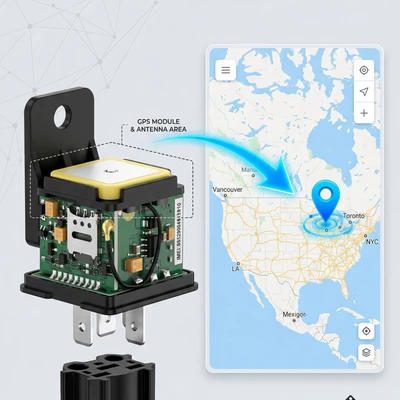 Ultra-Mini Gps Relay Model GPS Locator