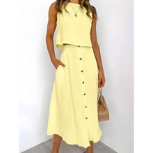 U 54021 Ruffled collar shirt dress two-piece set �޲�Բ���