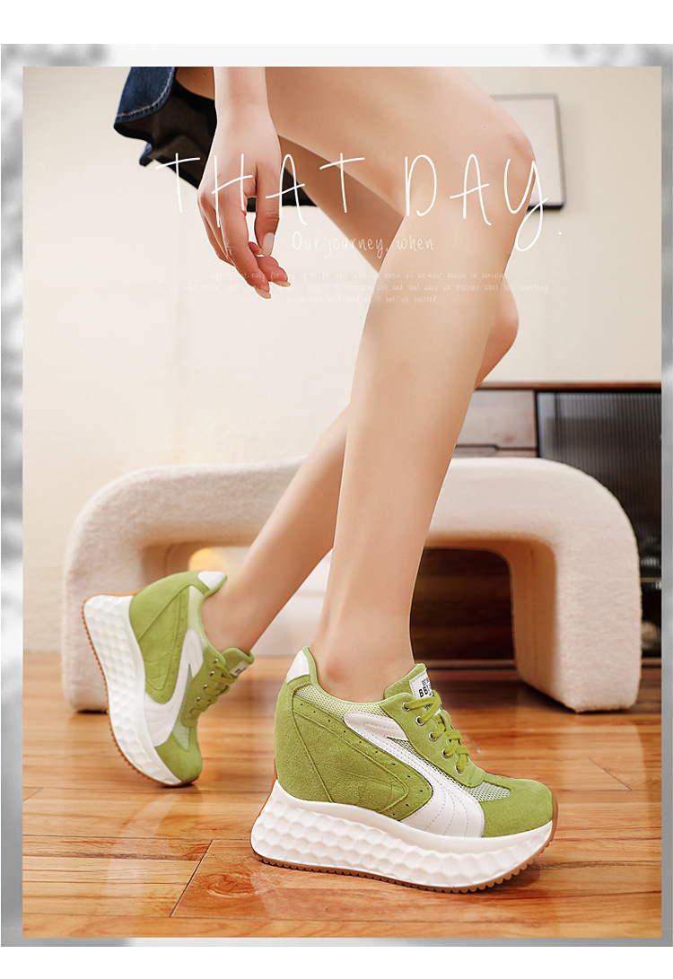 Giày sneaker nữ đế dày lưới thoáng khí, đế mềm êm chân — màu đen chi tiết 13