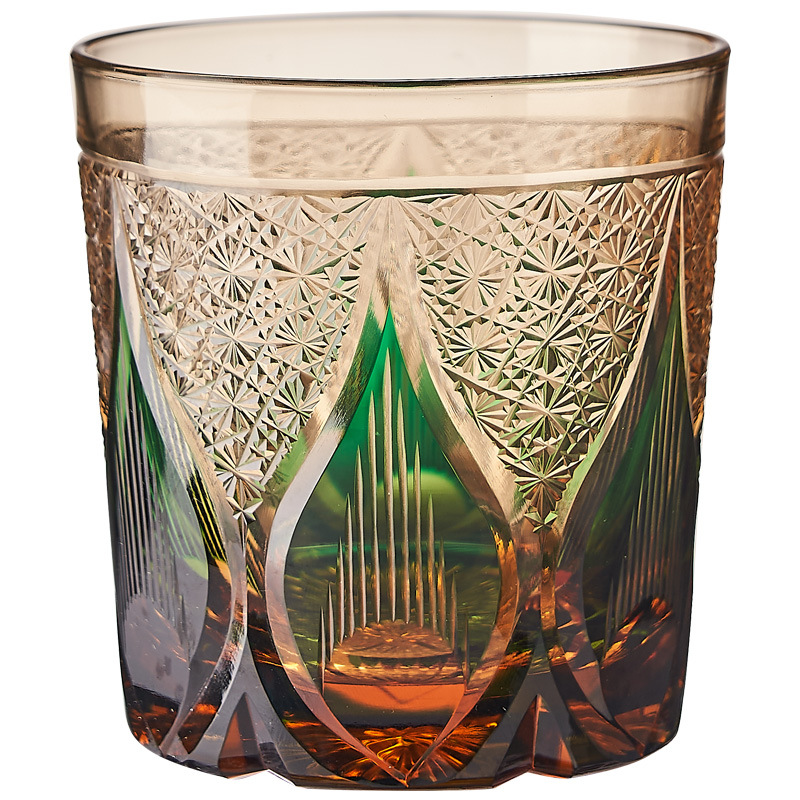 Japanese retro crystal shot glass for whiskey