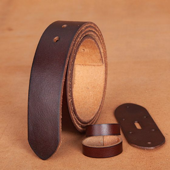 Factory Direct Top Layer Cowhide Men's Washed Vintage Belt Pin Buckle Leather Casual All-match Headless Belt Men