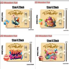 Amazon 新しい木製パーソナライズされた誕生日マネー洗礼マネークリップ装飾誕生日カード