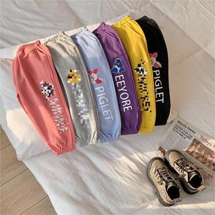 Children's Wear Boys and Girls Spring and Autumn Pants Spring Children's Sports Pants Boys Cartoon Printed Casual Pants Cross-border Exclusive